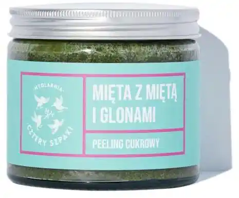 Mydlarnia Cztery Szpaki Mięta z Miętą i Glonami - peeling do ciała 250ml