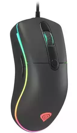 Natec Mysz Genesis Krypton 510 8000 DPI podświetlenie RGB dla graczy Czarna