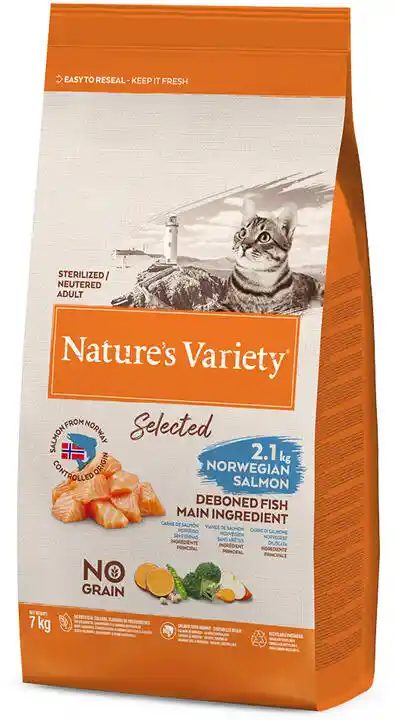 Nature S Variety Natures Variety Selected Sterilised łosoś norweski - 7 kg karma sucha