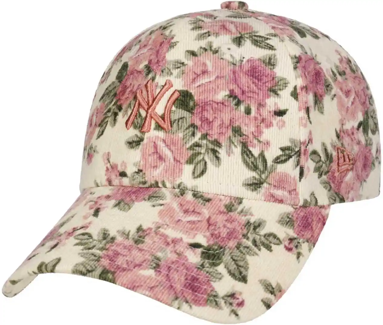 New Era Czapka z daszkiem Floral New York Yankees 60424672 Czarny