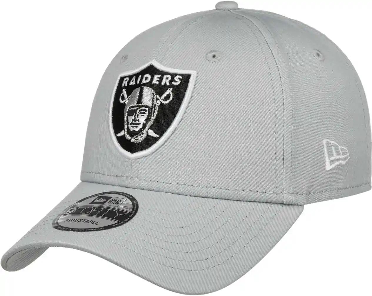 New Era Czapka z daszkiem Side Patch 940 Raiders 60435130 Szary