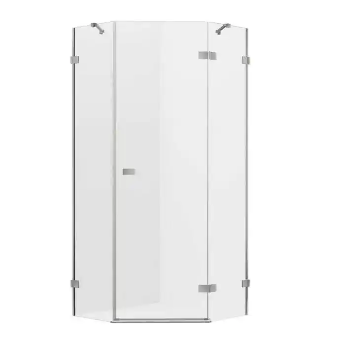 New Trendy Kabina pięciokątna 80x80 prawa EXK-3885 Avexa Chrom