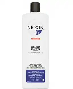 Nioxin System 6 Chemisch Behandeltes Haar Sichtbar Dünner Werdendes Haar Szampon do włosów 1000 ml