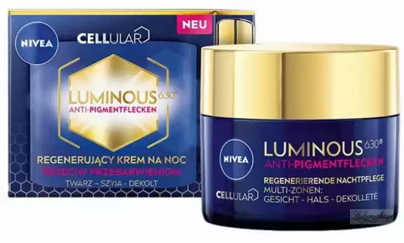 NIVEA Cellular Luminous630 Krem przeciw przebarwieniom na noc 50ml