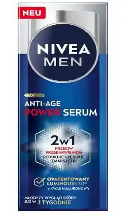 Nivea Men Anti-Age Power Serum 2in1 intensywne serum przeciw przebarwieniom 30ml