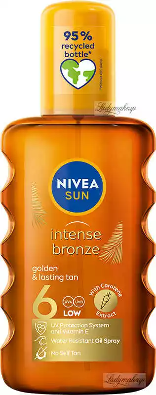 Nivea Sun Olejek karotenowy do opalania w sprayu SPF6 200ml