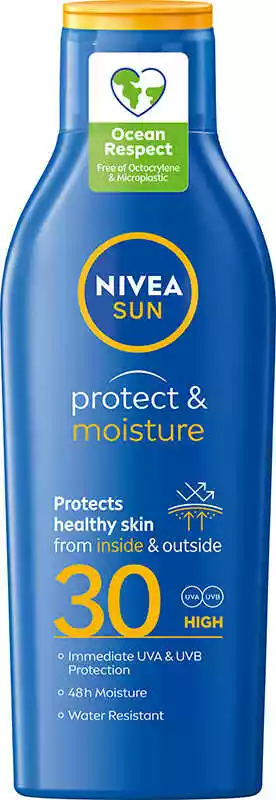 Nivea Sun Protect & Moisture nawilżający balsam do opalania SPF30 200ml