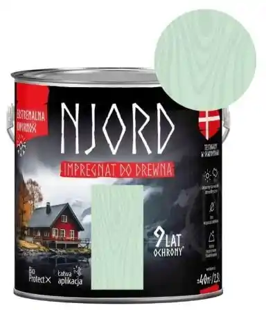 NJORD Impregnat do drewna - nordyckie trawy 2,5L