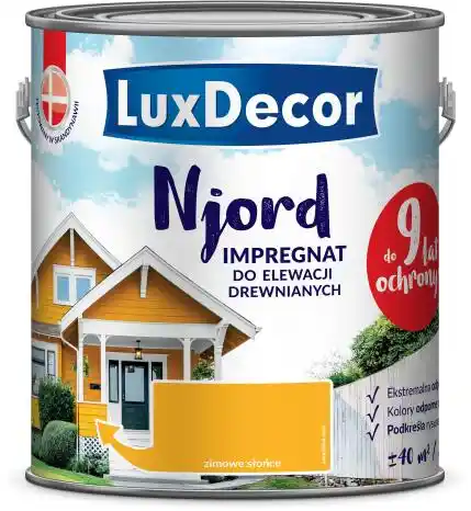 NJORD Impregnat do drewna - zimowe słońce 2,5L