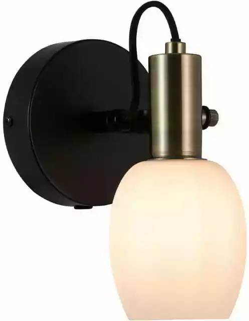 Nordlux Lampa ścienna ARILD 1xE14 40W Metal Czarny NO2312291003