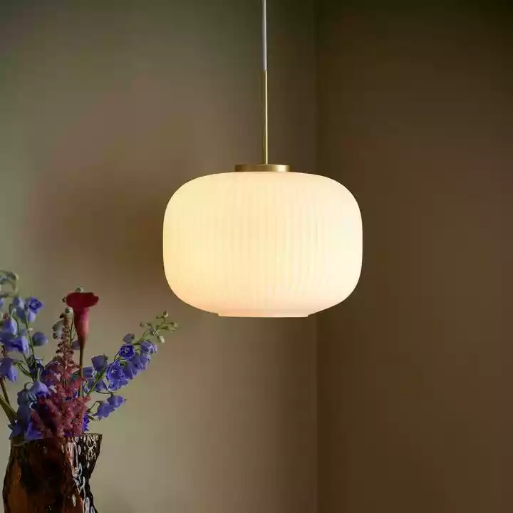 Nordlux Lampa wisząca MILFORD 1xE27 40W Szkło Biały NO2213213001