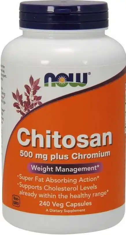 NOW Chitosan 500mg Plus Chromium 240vegcaps