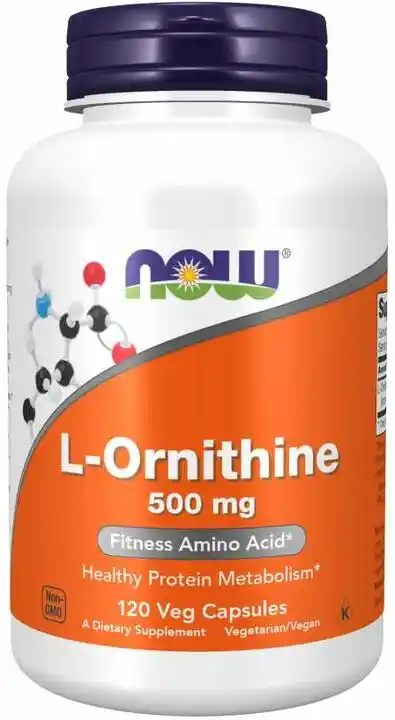 Now Foods L-Ornithine 500 mg 120 kaps