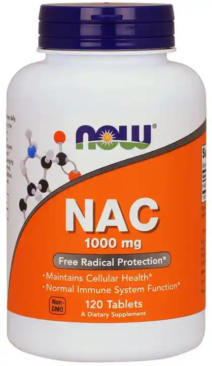 Now Foods NAC - N-Acetyl L-Cysteina 1000 mg (120 tabl.)