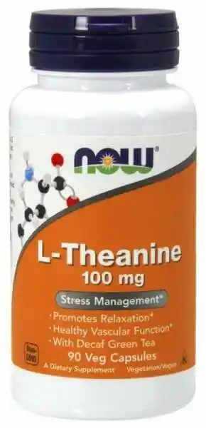 Now Foods NOW L-Theanine 100mg 90 kaps