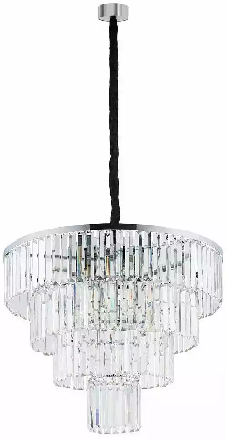 Nowodvorski Lampa wisząca CRISTAL SILVER L 7615