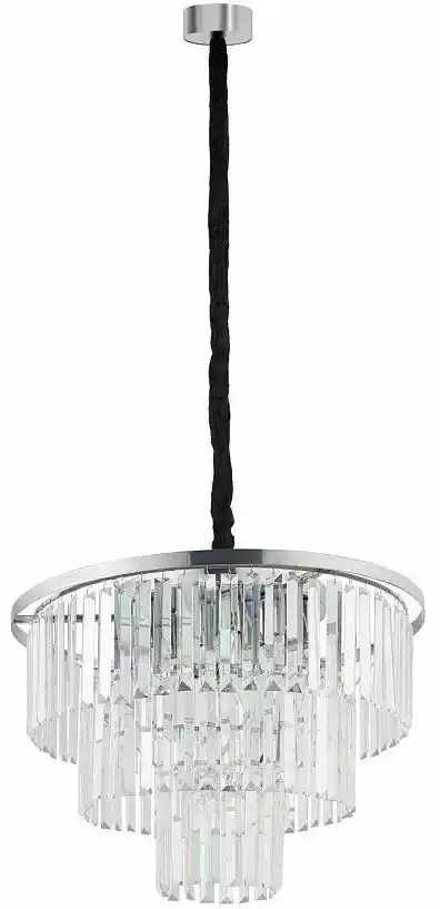 Nowodvorski Lampa wisząca CRISTAL SILVER M 7617