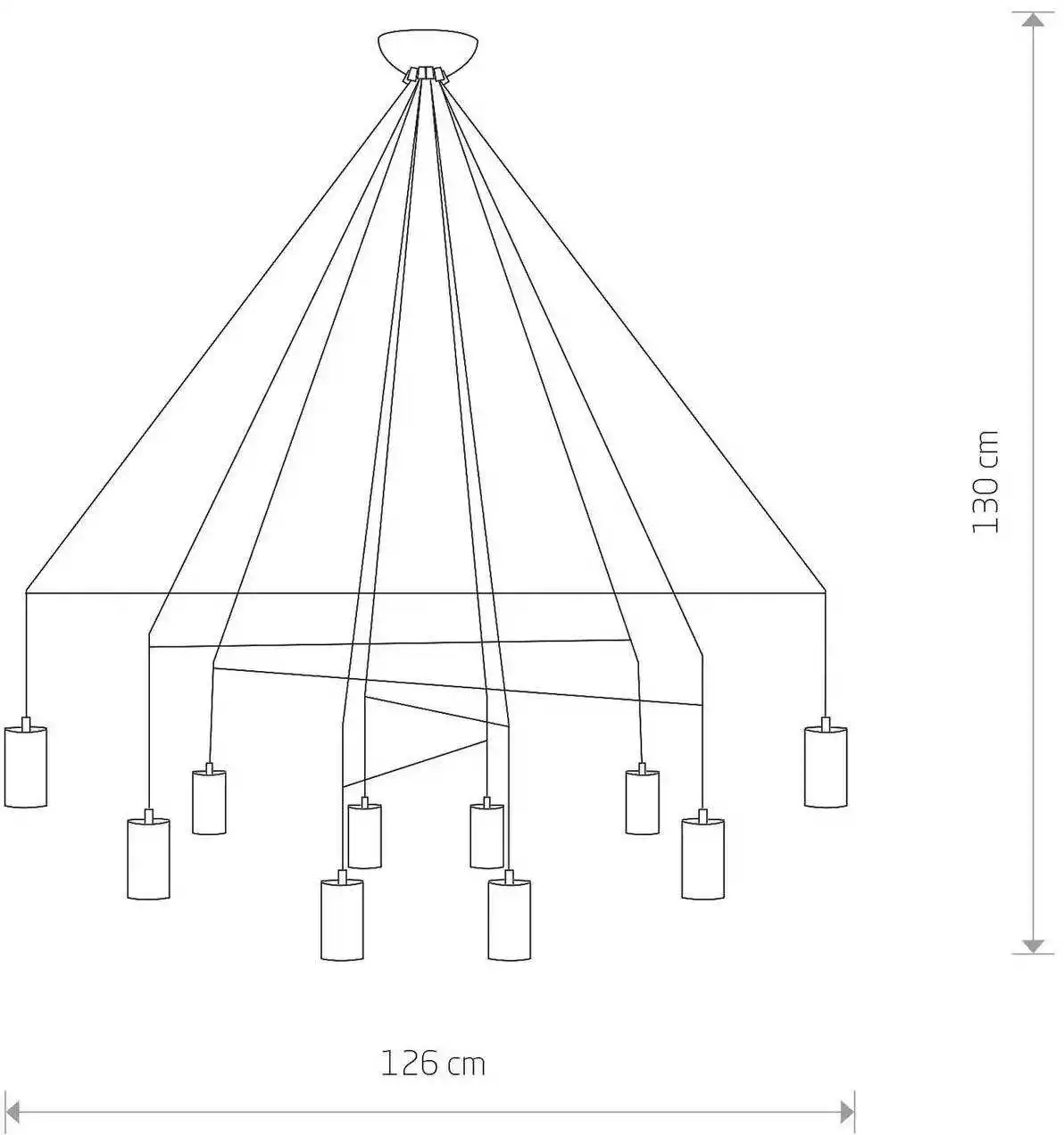 Nowodvorski Lampa wisząca IMBRIA X 7954