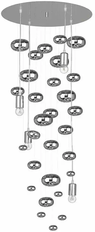 Nowodvorski Salva lampa sufitowa chrom H 6846