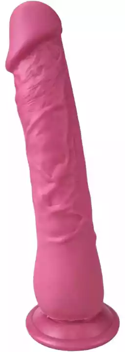 Ogazr Optimus - dildo z zaciskiem - 22 cm (różowy)