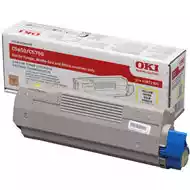 OKI 43872305 Żółty Toner