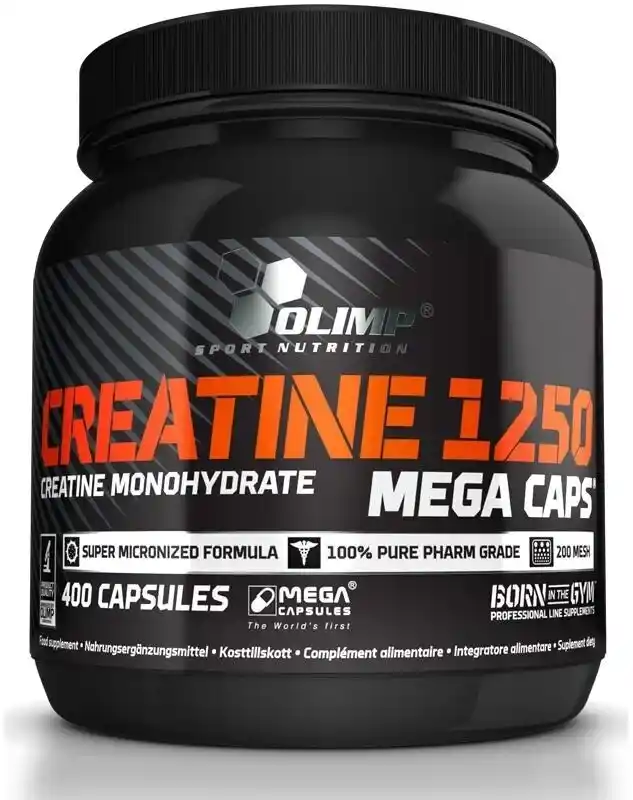 Olimp Creatine 1250 Mega Caps, 400kaps.