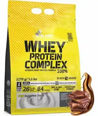 Olimp Odżywka białkowa Whey Protein Complex 100 procent Czekoladowo-karmelowy 2270 g