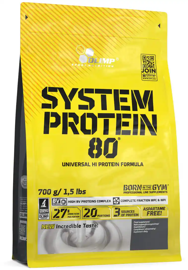 Olimp System Protein 80 - 700g - Dark Chocolate