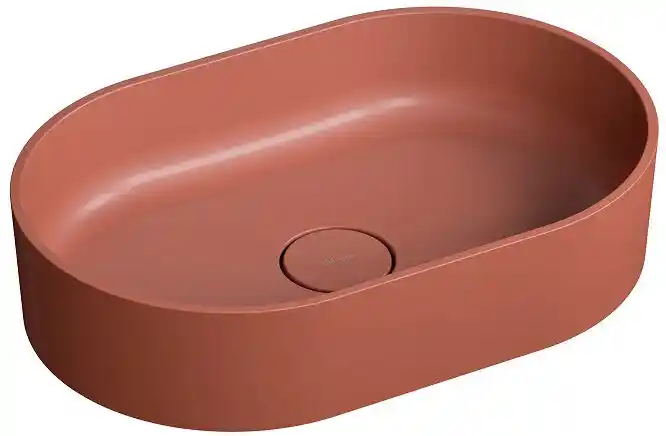 Omnires Ovo M+ umywalka nablatowa 55x36 cm terracotta OVOUNTE