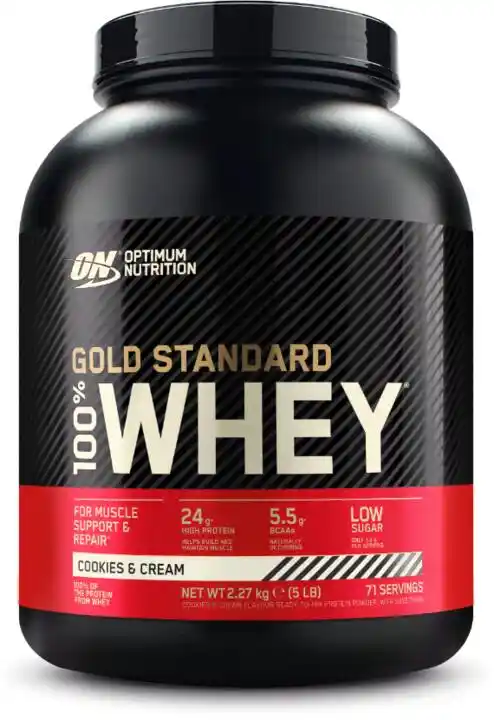 Optimum Nutrition 100 procent Whey Gold Standard 2250 g cookies & cream