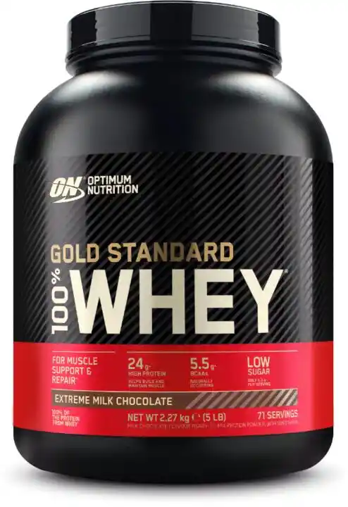 Optimum Nutrition 100 procent Whey Gold Standard 2250 g mleczna czekolada extreme