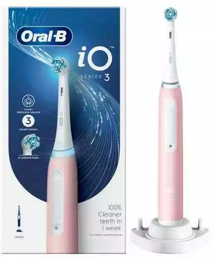 Oral-B iO Series 3 Pink szczoteczka magnetyczna