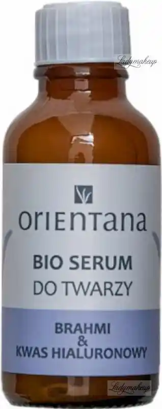 Orientana Bio Serum Bio Serum do twarzy Brahmi i kwas hialuronowy 30 ml