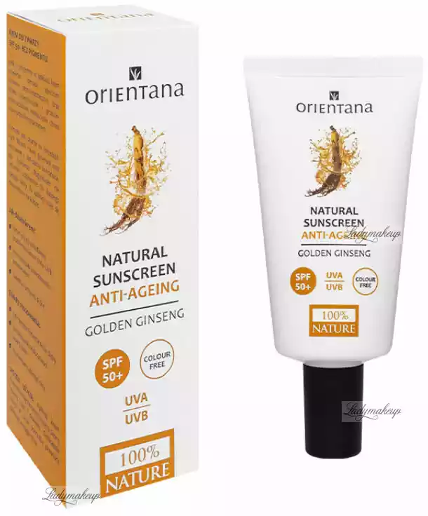 Orientana Krem do twarzy SPF50 bez pigmentu 50ml