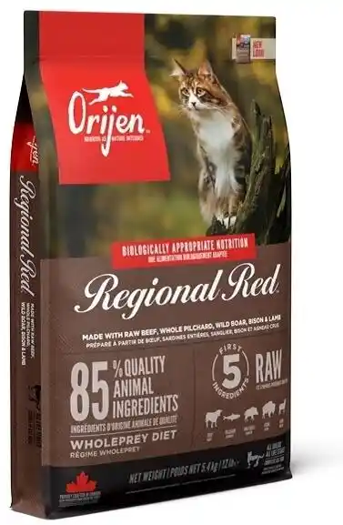 Orijen Karma dla kota Cat Regional Red Wołowina 1.8 kg sucha