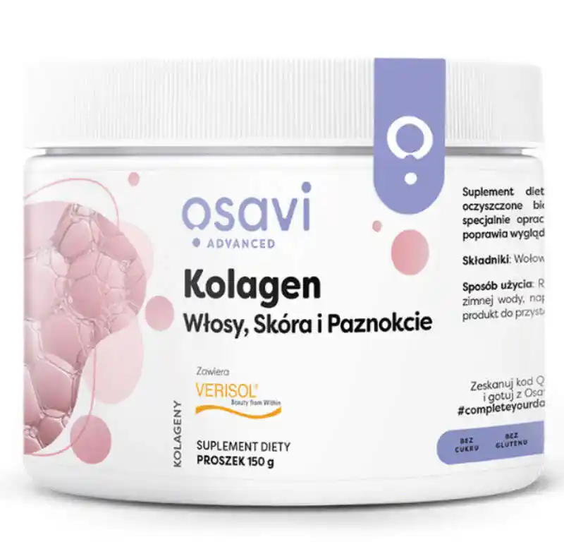 Osavi Kolagen Włosy Skóra i Paznokcie - naturalny smak 150g