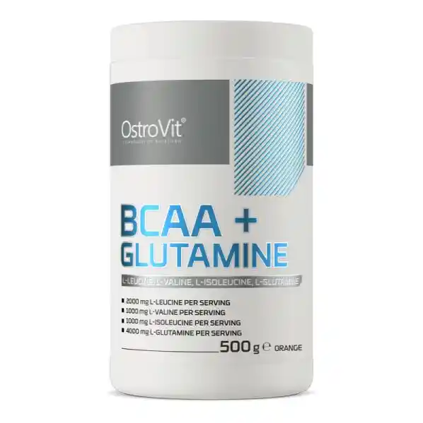 Ostrovit BCAA + Glutamina 500 g pomarańczowy