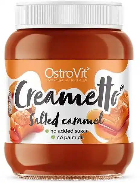 OstroVit Creametto 350g Salted Caramel Krem Słony Karmel Bez Cukru