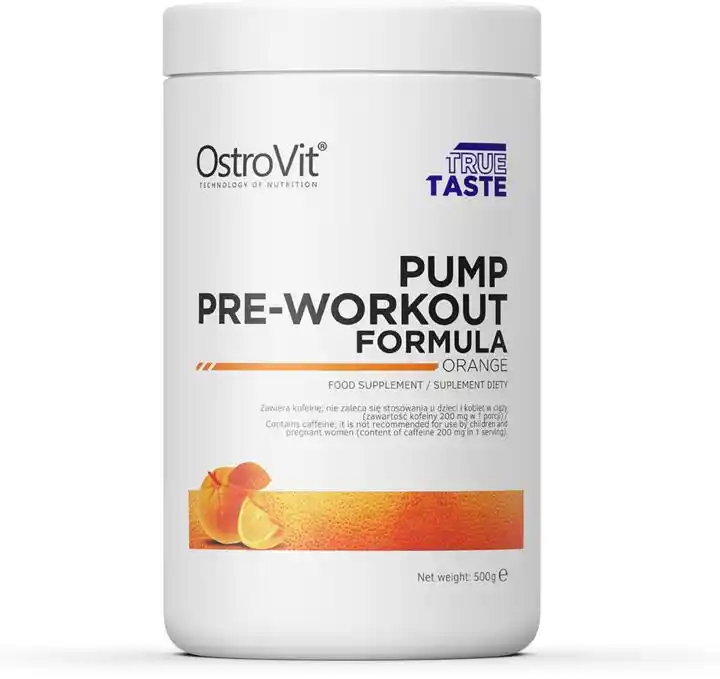 Ostrovit Pump Pre-Workout Formula 500 g pomarańczowy