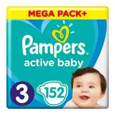 Pampers Active Baby 3 pieluchy 6-10kg 152szt