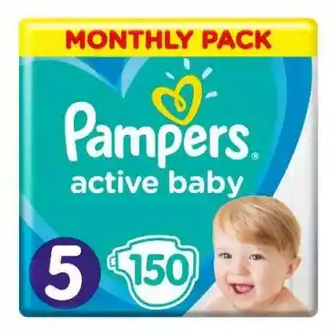 Pampers Active Baby 5 pieluchy (11-16kg) 150szt.