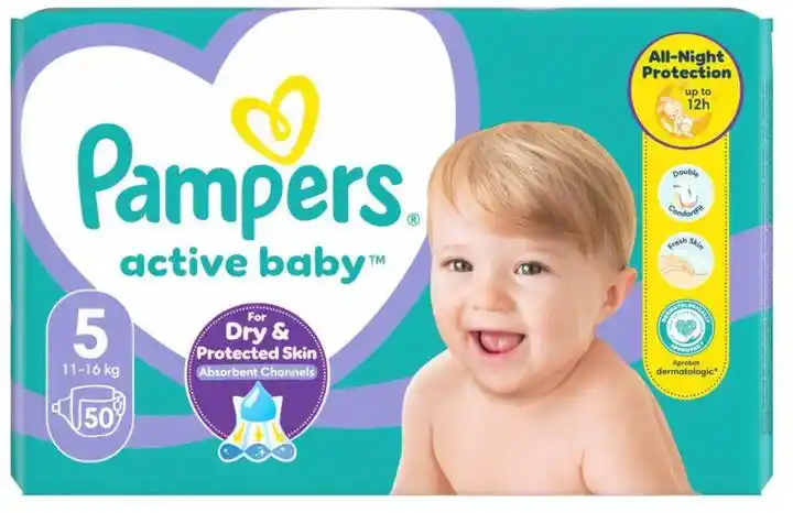 Pampers Active Baby 5 pieluchy 11-16kg 50szt