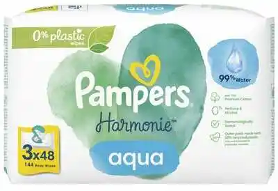 Pampers Chusteczki nawilżane Harmonie Aqua 144szt