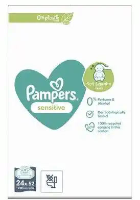 Pampers Chusteczki nawilżane Sensitive 1248szt