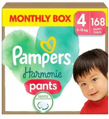 Pampers Harmonie 4 pieluchomajtki 9-15kg 168szt