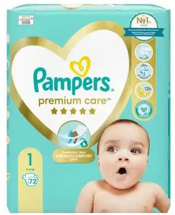 Pampers Premium Care 1 pieluchy 2-5kg 72szt