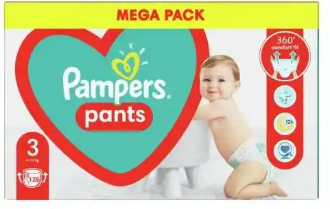 Pampers Premium Care 3 Pants pieluchomajtki 6-11kg 128szt