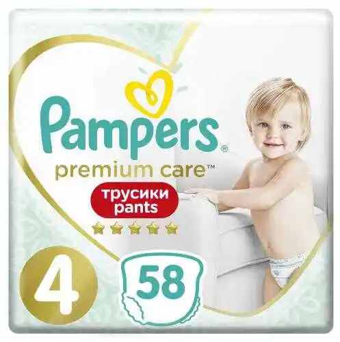 Pampers Premium Care 4 Pants pieluchomajtki 9-15kg 58szt