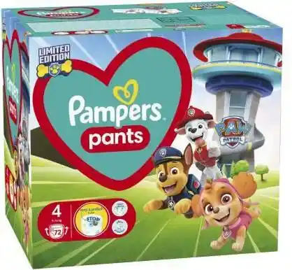 Pampers Premium Care 4 Pants pieluchomajtki 9-15kg 72szt Psi Patrol