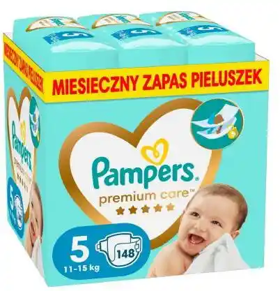 Pampers Premium Care 5 Junior pieluchy (11-16kg) 148szt.